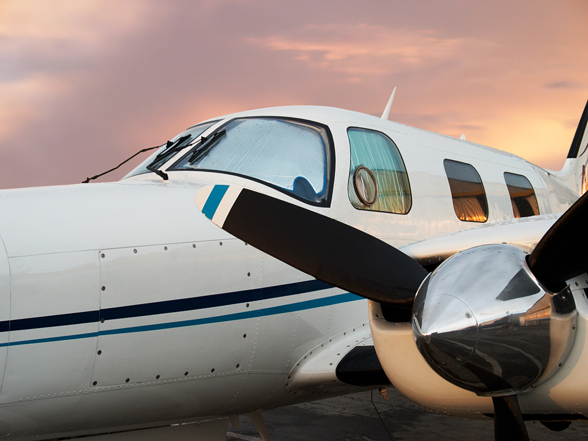 Twin Engine Plane