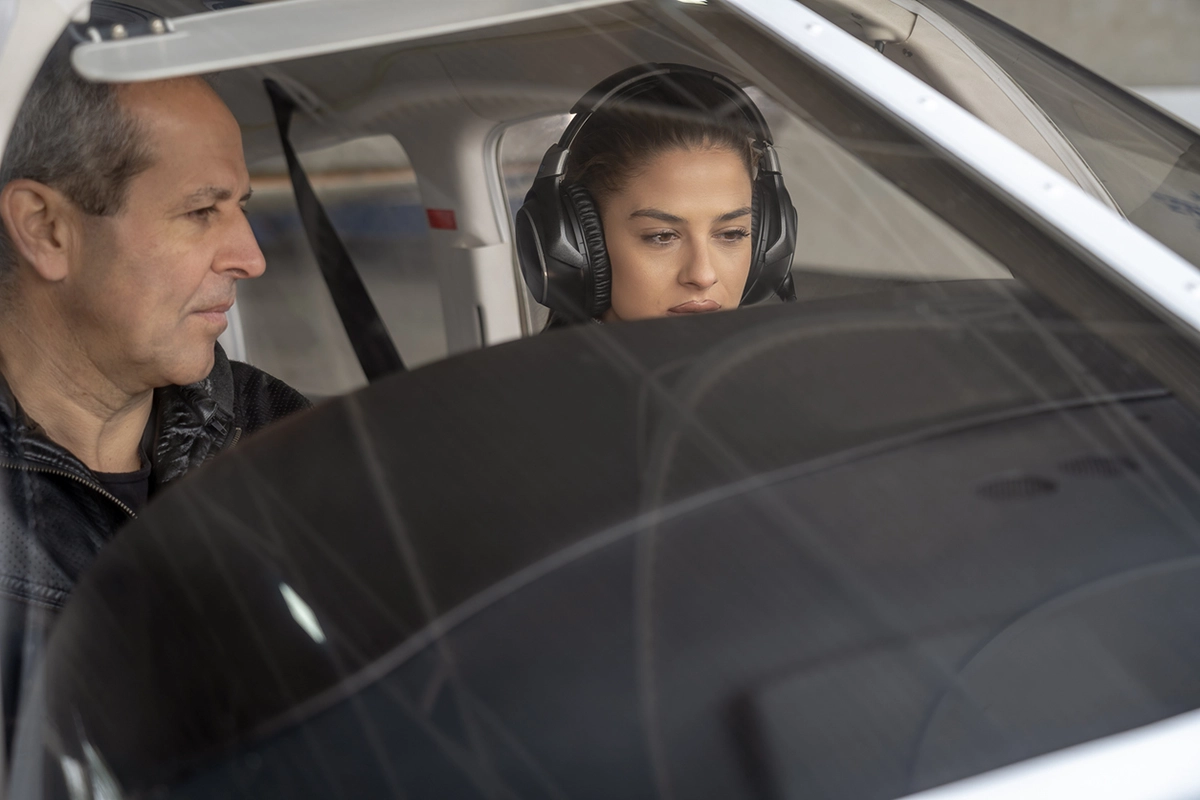 Flight Instructor Giving Training